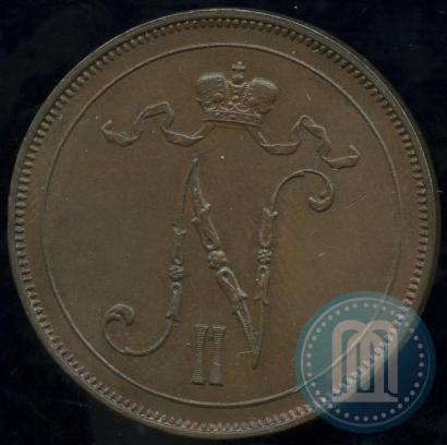 Фото 10 пенни 1900 года  