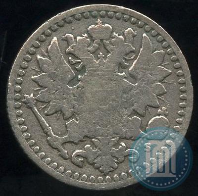 Фото 25 пенни 1868 года S 