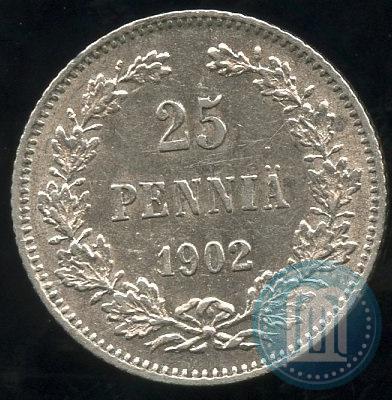 Фото 25 пенни 1902 года L 