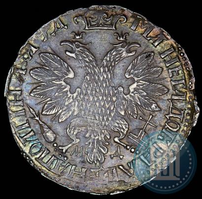 Picture Poltina 1704 year МД "Portrait by F. Alekseev"
