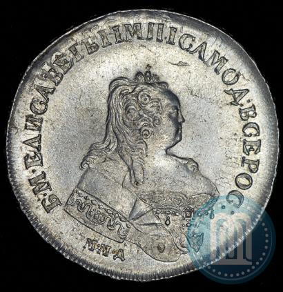 Picture 1 rouble 1744 year ММД 