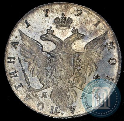 Picture Poltina 1791 year СПБ-ЯА 