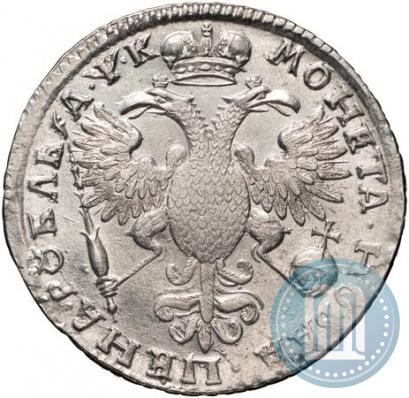 Фото 1 рубль 1720 года  "Портрет в латах"