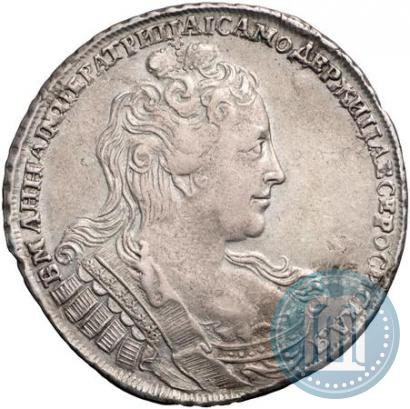 Фото 1 рубль 1730 года  