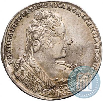 Picture 1 rouble 1733 year  