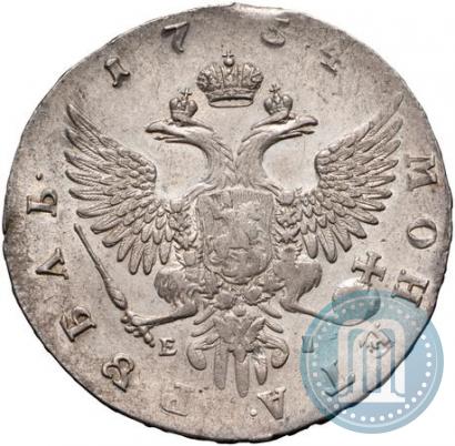 Picture 1 rouble 1754 year ММД-ЕI 
