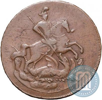 Picture 2 kopecks 1757 year  "Nominal under St. George"