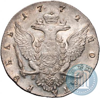 Picture 1 rouble 1772 year СПБ-ЯЧ-Т.I. 