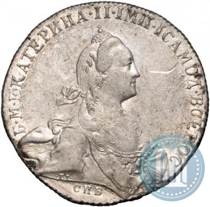 Picture 1 rouble 1772 year СПБ-ЯЧ-Т.I. 