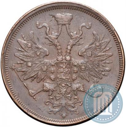 Фото 5 копеек 1858 года ЕМ "Тип 1860-1867"