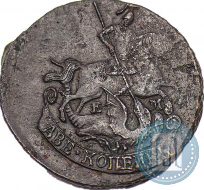 Picture 2 kopecks 1773 year ЕМ 