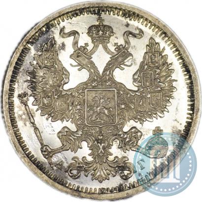 Picture 20 kopecks 1891 year СПБ-АГ 