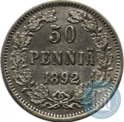 Фото 50 пенни 1892 года L 