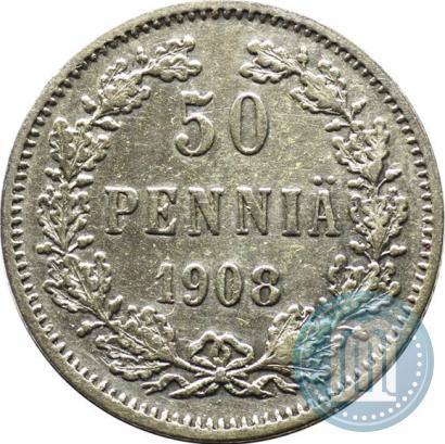 Picture 50 pennia 1908 year L 
