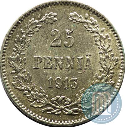 Фото 25 пенни 1913 года S 