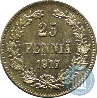 Picture 25 pennia 1917 year S 