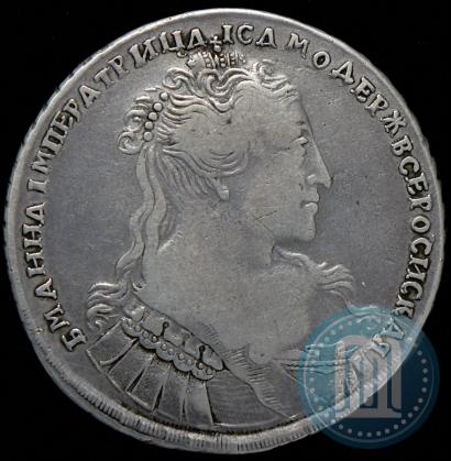 Фото 1 рубль 1734 года  "Тип 1735 года"