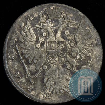 Фото 1 рубль 1734 года  "Тип 1735 года"