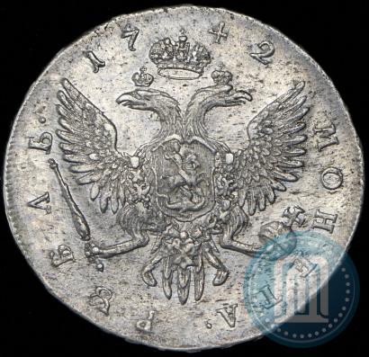 Picture 1 rouble 1742 year СПБ 