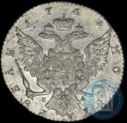 Фото 1 рубль 1764 года СПБ-СА 