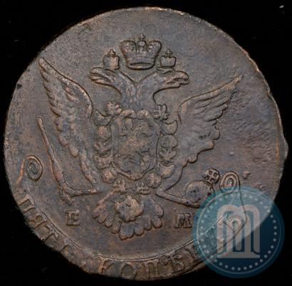 Picture 5 kopecks 1770 year ЕМ 