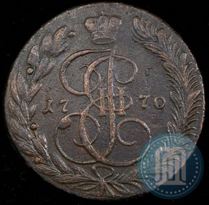 Picture 5 kopecks 1770 year ЕМ 