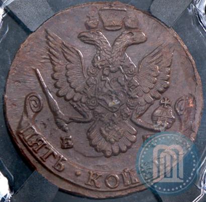 Picture 5 kopecks 1786 year ЕМ 