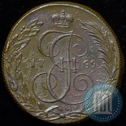 Фото 5 копеек 1789 года КМ 