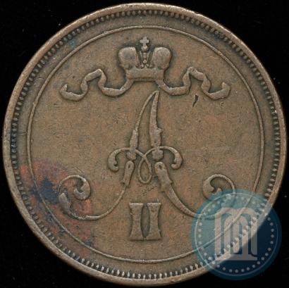 Picture 10 pennia 1876 year  