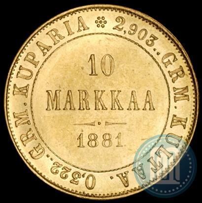 Фото 10 марок 1881 года S 