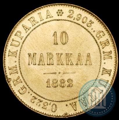 Picture 10 markkaa 1882 year S 