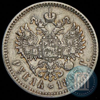Фото 1 рубль 1893 года (АГ) 
