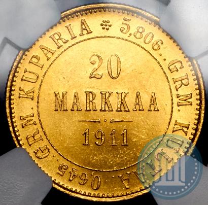Picture 20 markkaa 1911 year L 