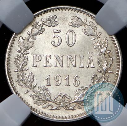 Фото 50 пенни 1916 года S 