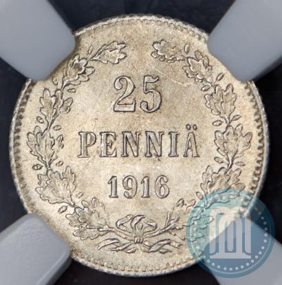 Picture 25 pennia 1916 year S 