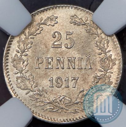 Picture 25 pennia 1917 year S 