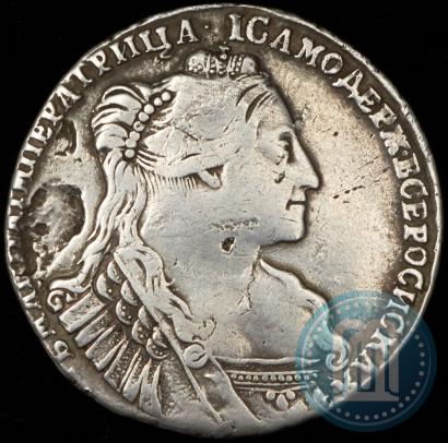 Фото Полтина 1734 года  "Тип 1735 года"