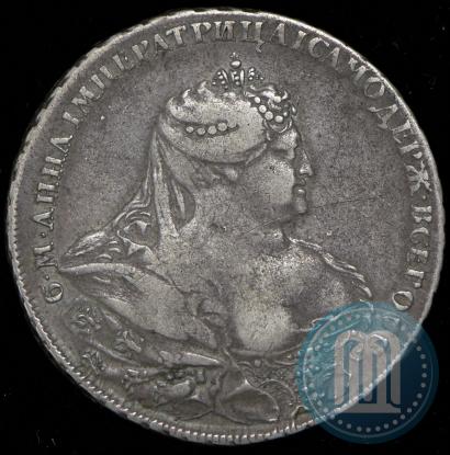 Picture 1 rouble 1737 year  "Portrait by Gedlinger"