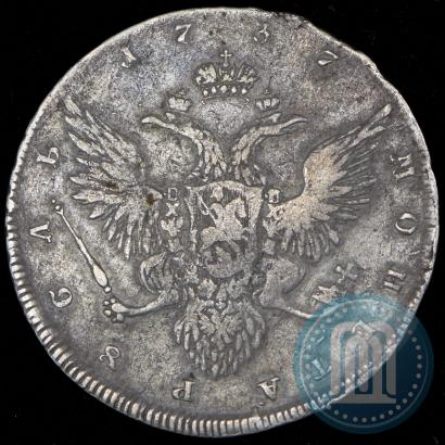 Picture 1 rouble 1737 year  "Portrait by Gedlinger"
