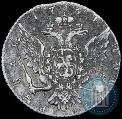 Picture 1 rouble 1764 year СПБ-СА 