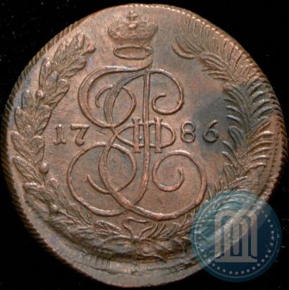 Picture 5 kopecks 1786 year КМ 