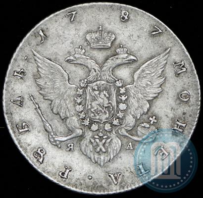 Picture 1 rouble 1787 year СПБ-ЯА 