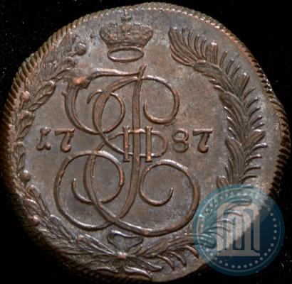 Picture 5 kopecks 1787 year КМ 