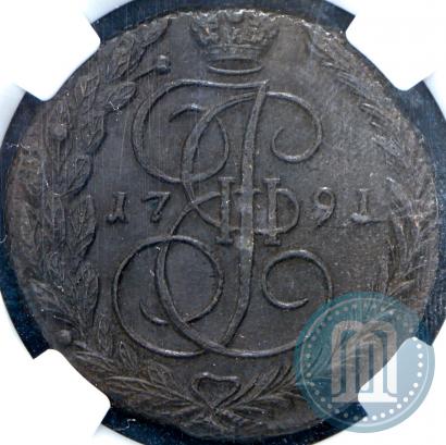 Picture 5 kopecks 1791 year ЕМ 