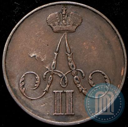 Picture 1 kopeck 1856 year ВМ 