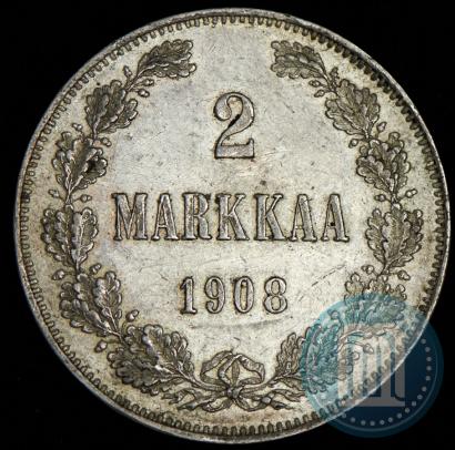 Picture 2 markkaa 1908 year L 