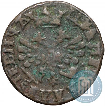 Фото Полушка 1707 года  