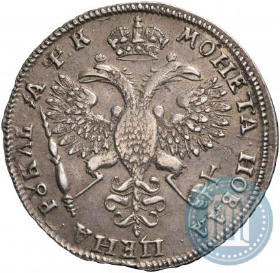Picture 1 rouble 1720 year OK "Portrait in armour"
