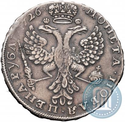 Picture 1 rouble 1726 year  "Moscow type, portrait turned to the left"