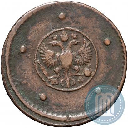Picture 5 kopecks 1730 year МД 